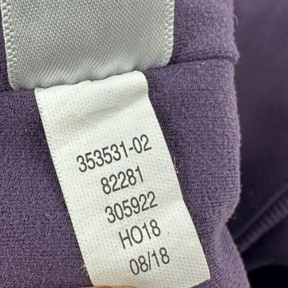 ATHLETA Barre Stirrup High Rise Powervita Plum Leggings Size Small - Picture 7 of 9